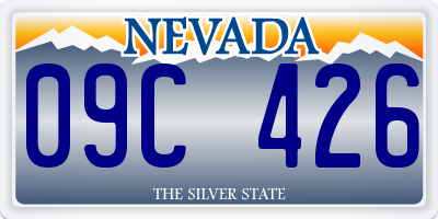 NV license plate 09C426