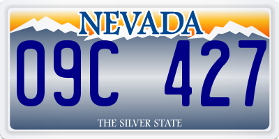 NV license plate 09C427