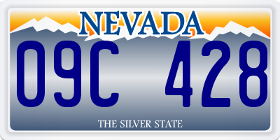 NV license plate 09C428