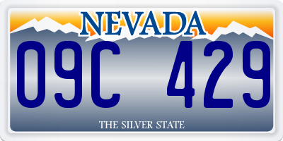 NV license plate 09C429