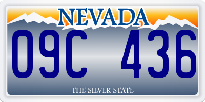 NV license plate 09C436
