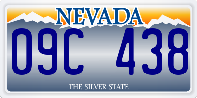 NV license plate 09C438
