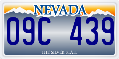 NV license plate 09C439