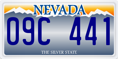 NV license plate 09C441