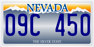 NV license plate 09C450