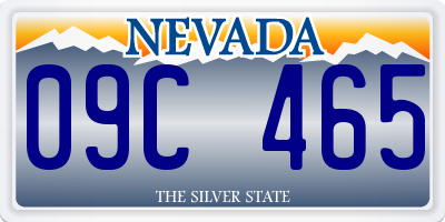 NV license plate 09C465