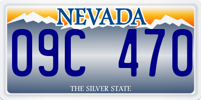 NV license plate 09C470