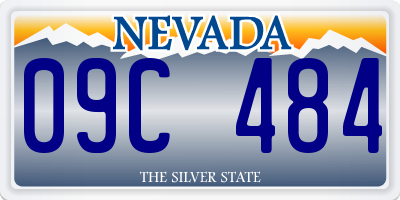 NV license plate 09C484