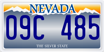NV license plate 09C485