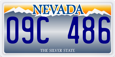 NV license plate 09C486