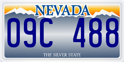 NV license plate 09C488