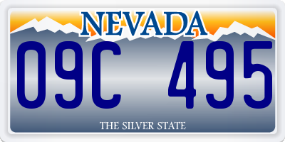 NV license plate 09C495