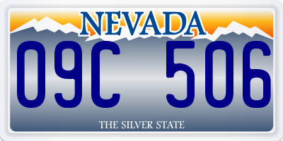 NV license plate 09C506