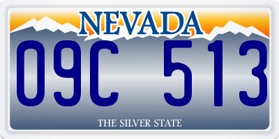 NV license plate 09C513