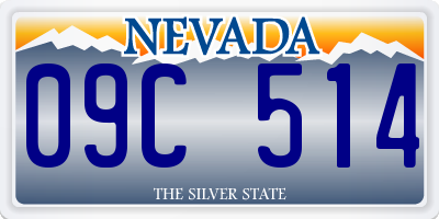 NV license plate 09C514