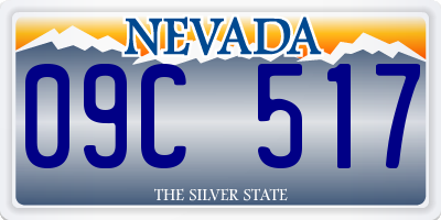 NV license plate 09C517