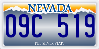 NV license plate 09C519