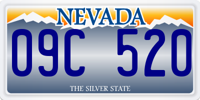 NV license plate 09C520