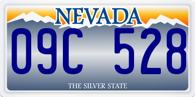 NV license plate 09C528