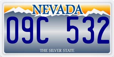 NV license plate 09C532