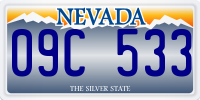 NV license plate 09C533