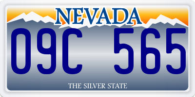NV license plate 09C565