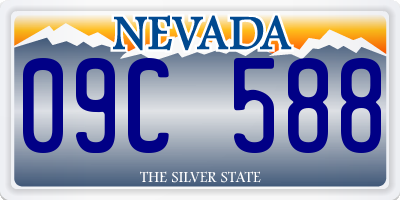 NV license plate 09C588