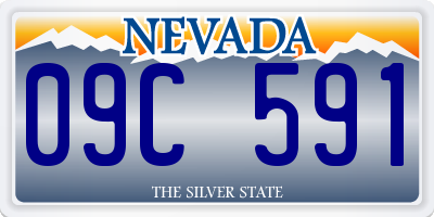 NV license plate 09C591