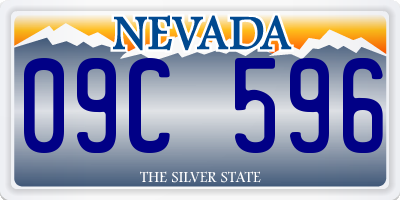 NV license plate 09C596