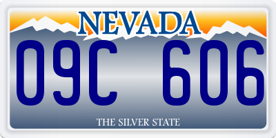 NV license plate 09C606