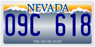 NV license plate 09C618