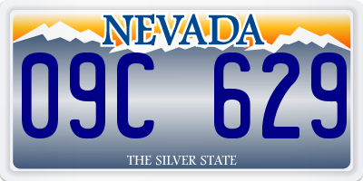 NV license plate 09C629