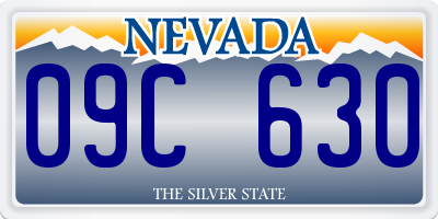 NV license plate 09C630