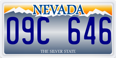 NV license plate 09C646