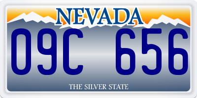 NV license plate 09C656