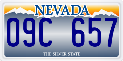 NV license plate 09C657