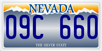 NV license plate 09C660