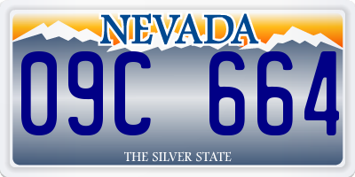 NV license plate 09C664