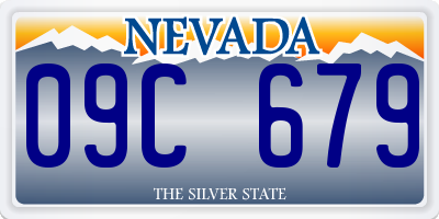 NV license plate 09C679