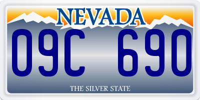NV license plate 09C690