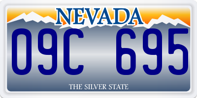 NV license plate 09C695