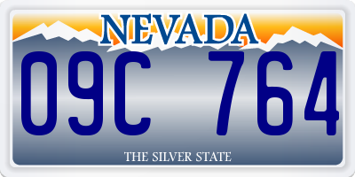 NV license plate 09C764