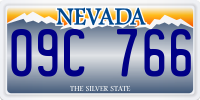 NV license plate 09C766
