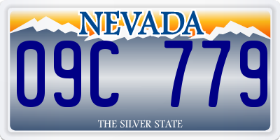NV license plate 09C779