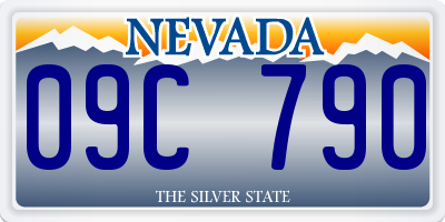 NV license plate 09C790