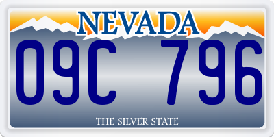 NV license plate 09C796