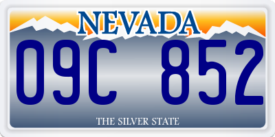 NV license plate 09C852