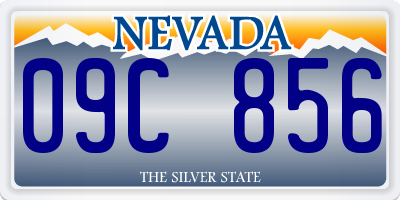 NV license plate 09C856