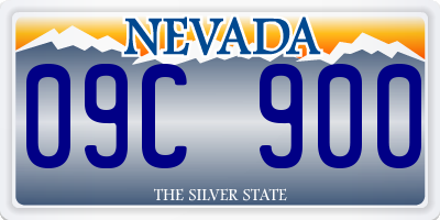 NV license plate 09C900