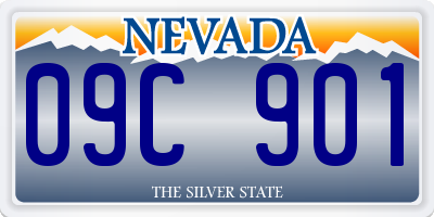 NV license plate 09C901